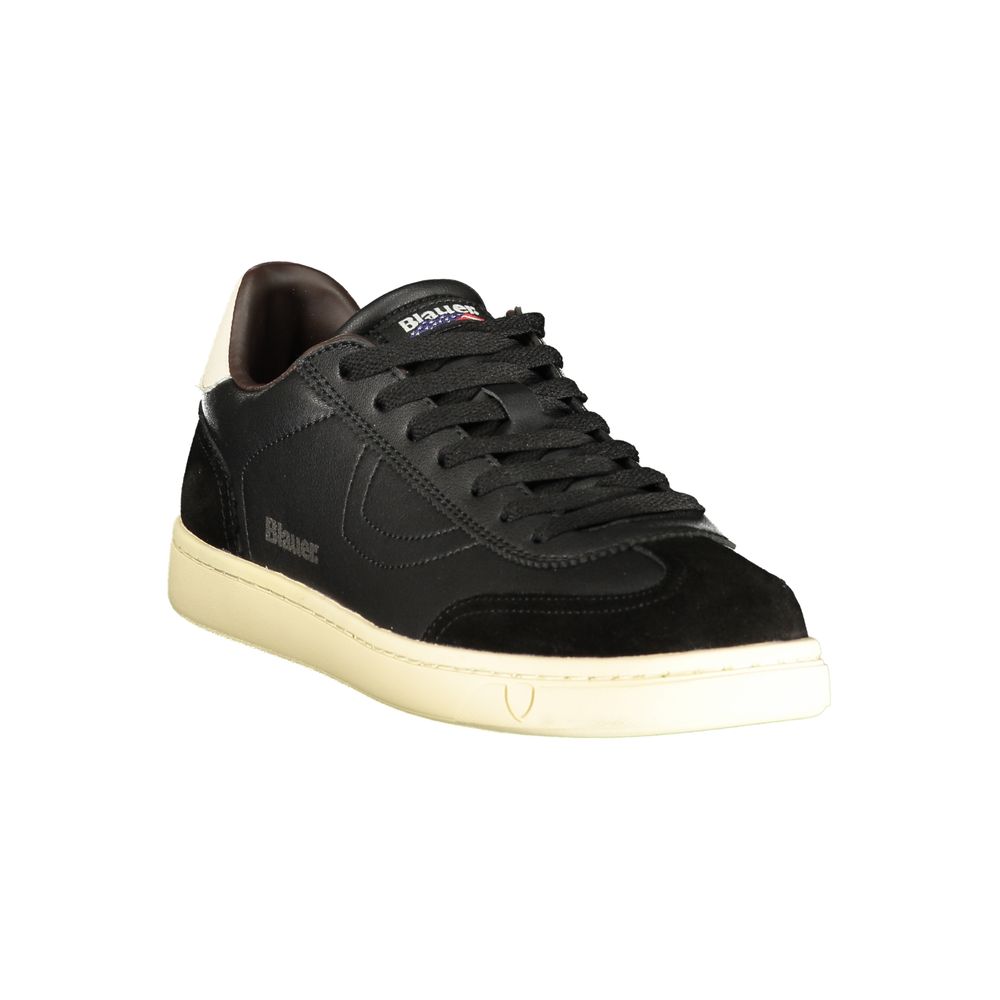 Blauer Black Polyester Athletic Men's Sneakers
