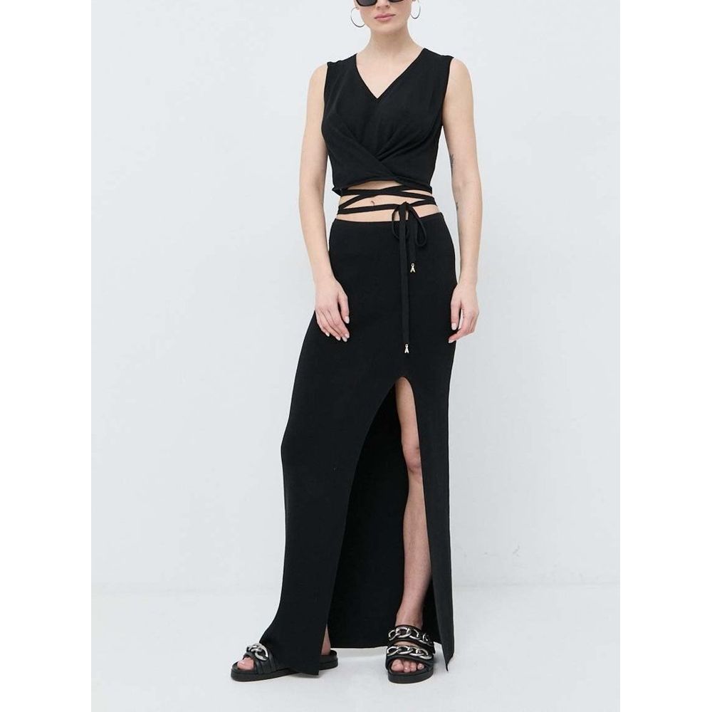 Patrizia Pepe Black Cotton Casual Women's Dress