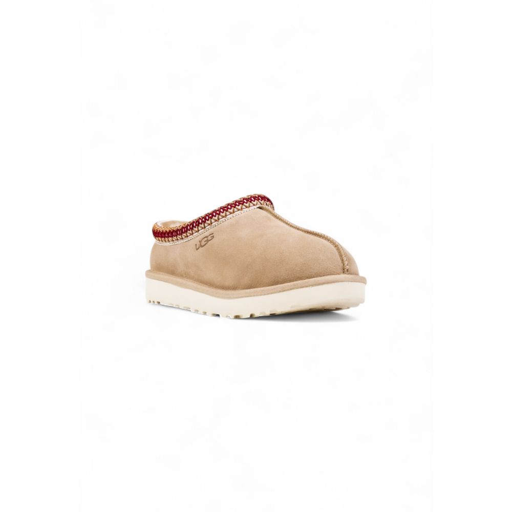 UGG Beige Leather Ankle Women's Boots