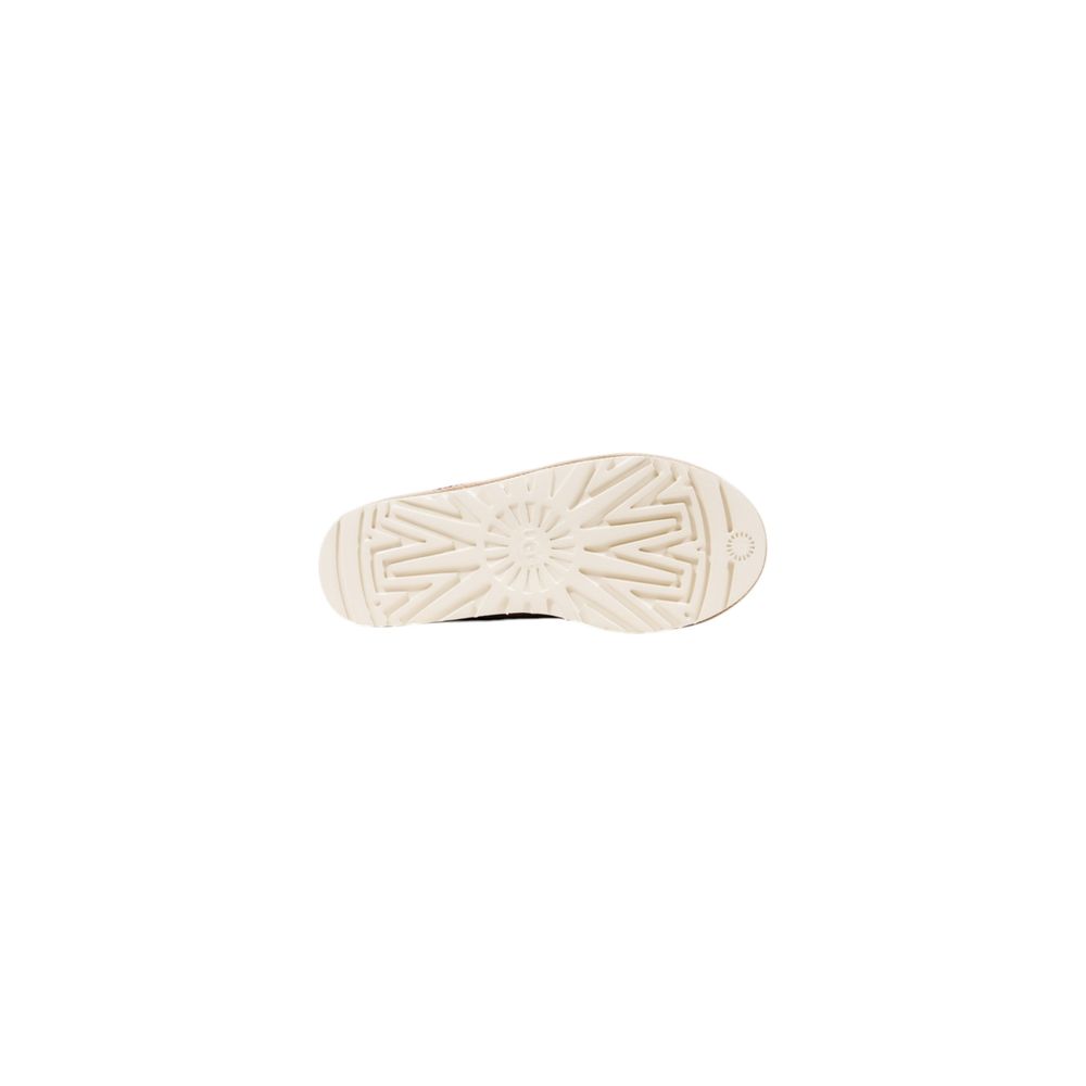 UGG Beige Leather Ankle Women's Boots