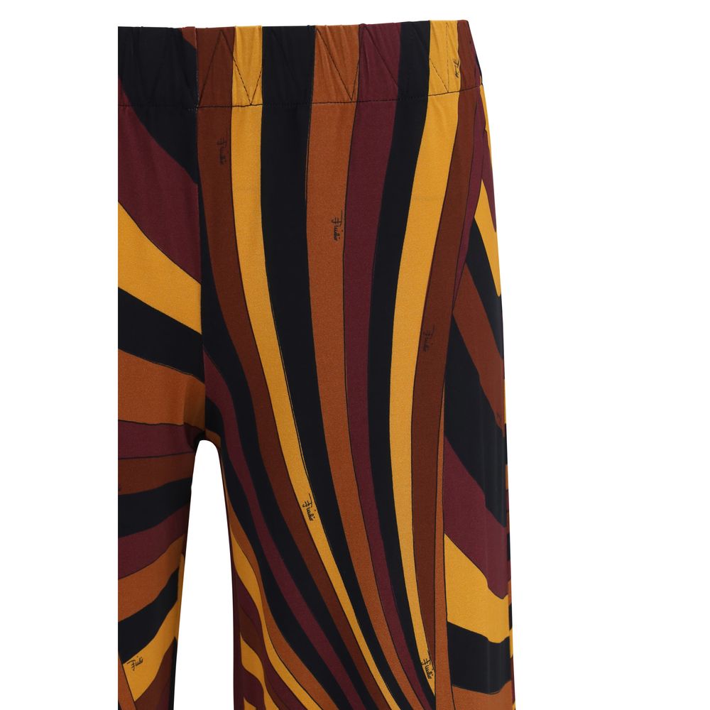 Emilio Pucci Multicolor Viscose Casual Women's Pants