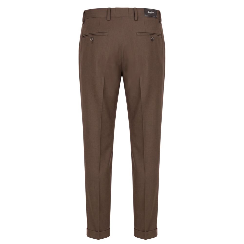 Baldinini Trend Brown Viscose Men Men's Pants