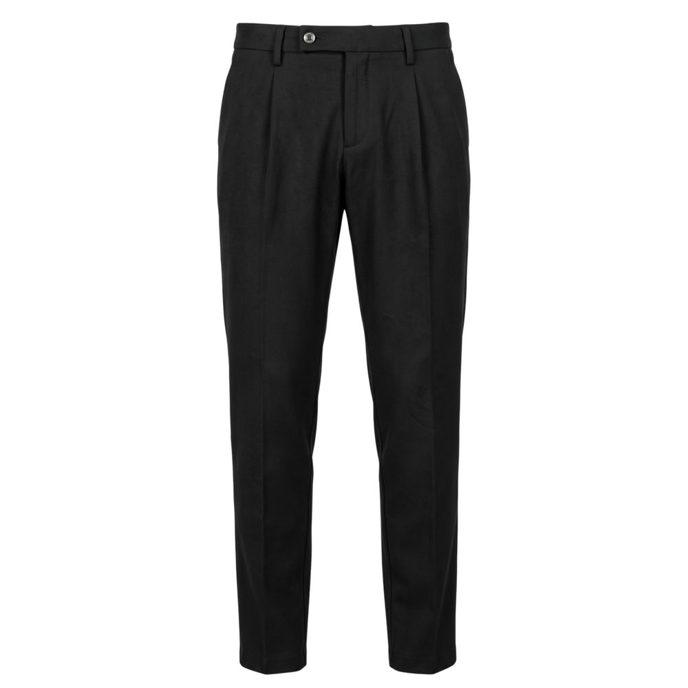 Baldinini Trend Black Viscose Men Men's Pants