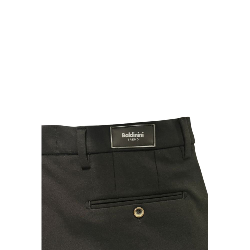 Baldinini Trend Black Viscose Men Men's Pants