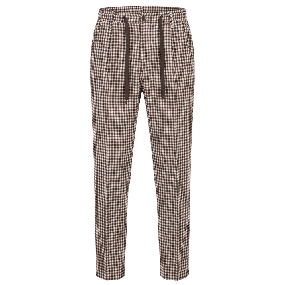 Baldinini Trend Brown Cotton Men Men's Pant