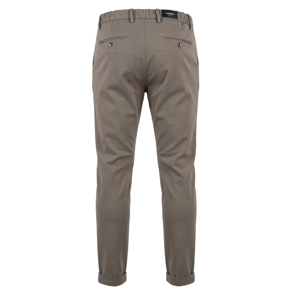 Baldinini Trend Grey Viscose Men Men's Pant