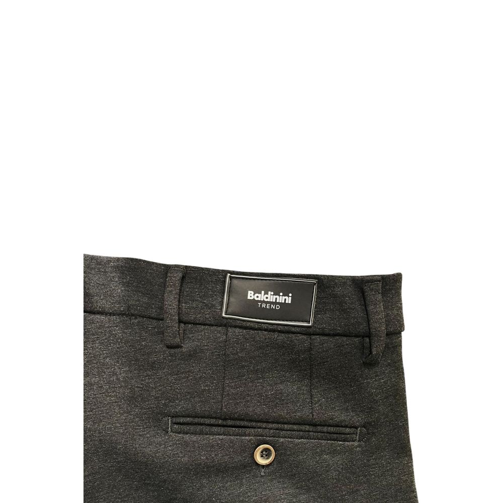Baldinini Trend Grey Viscose Men Men's Pant