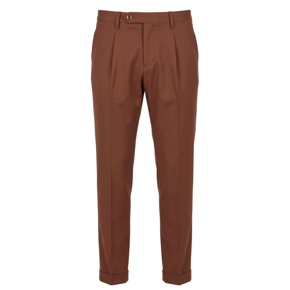Baldinini Trend Brown Viscose Men's Men's Pant