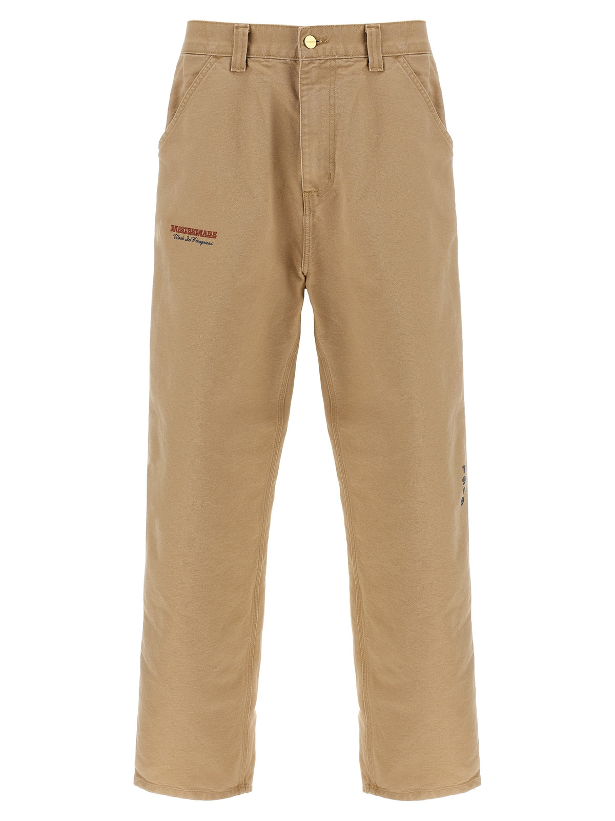 Carhartt Wip Beige Organic Cotton Casual Men's Pants
