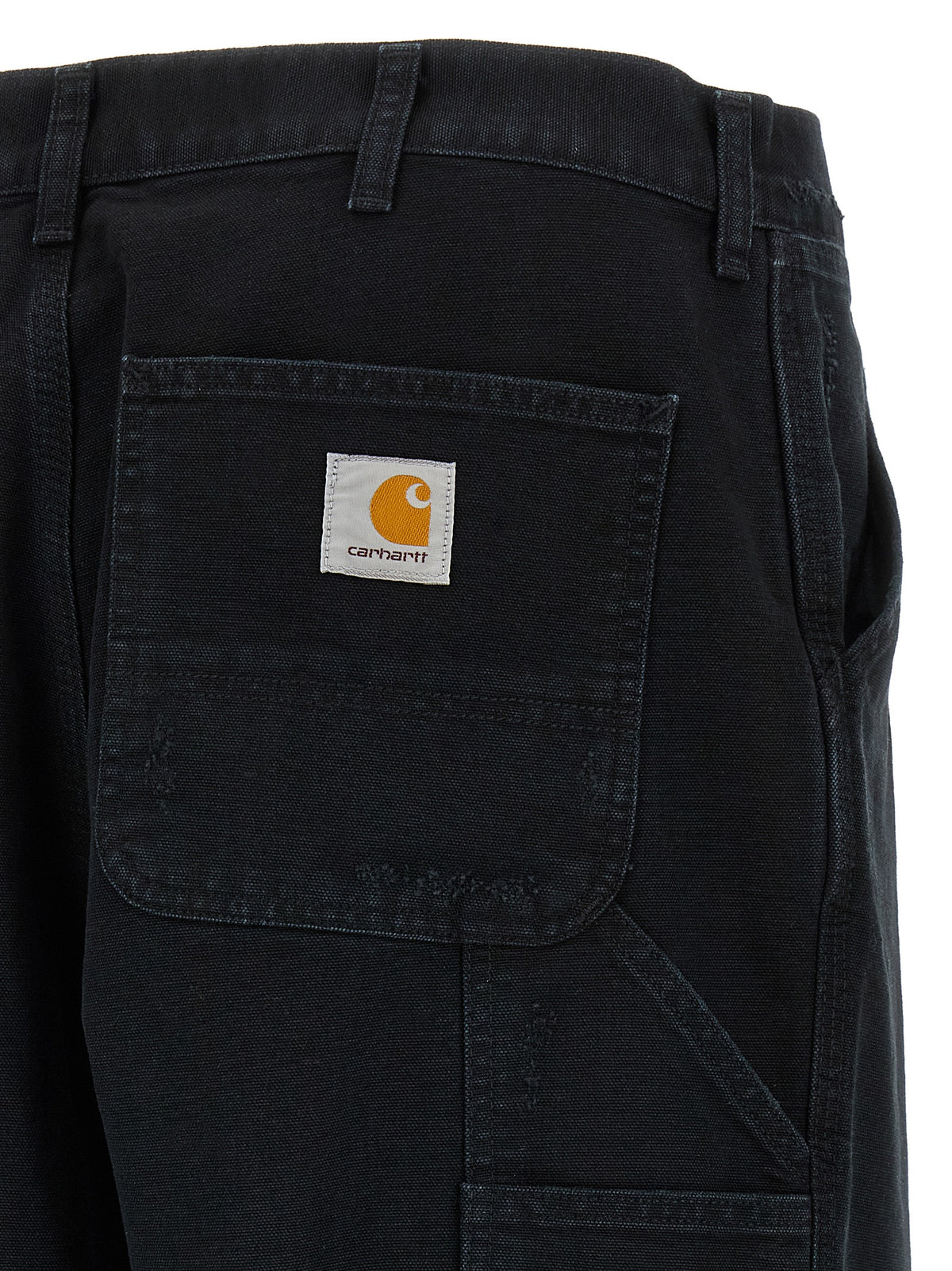 Carhartt Wip Black Organic Cotton Straight-Leg Men's Jeans