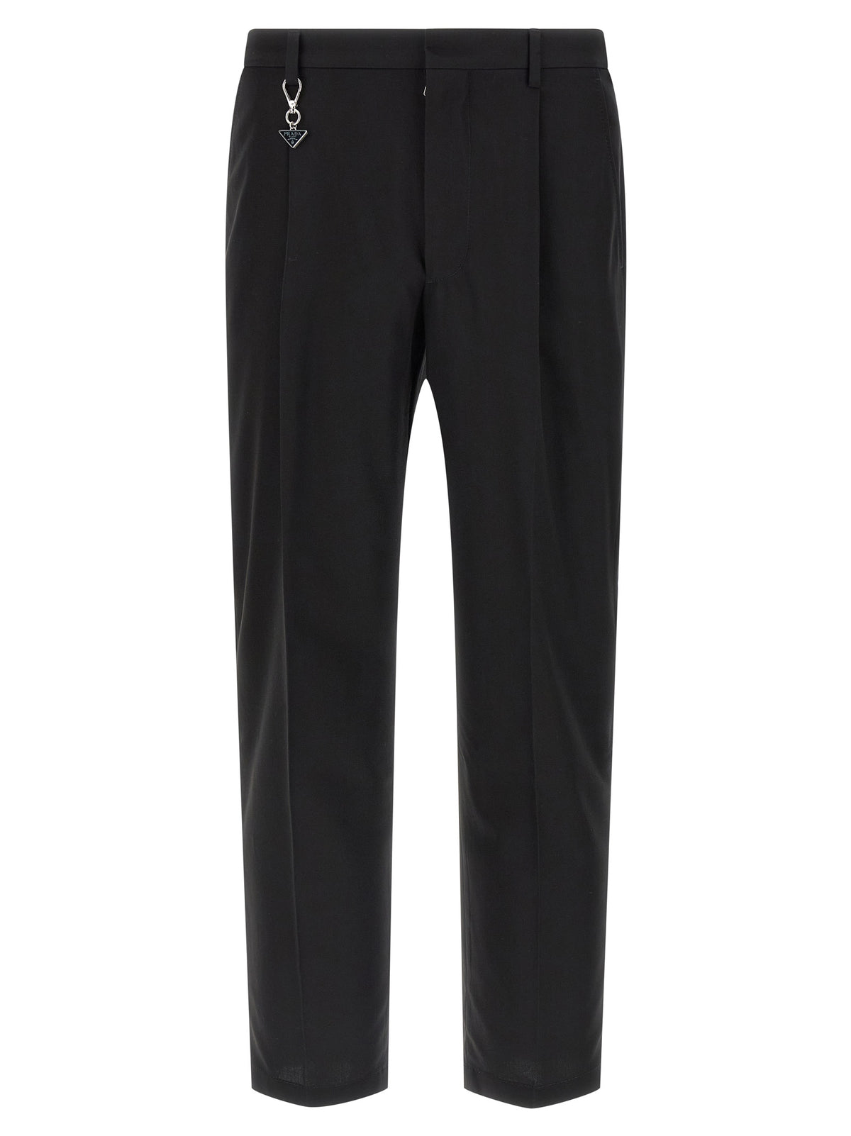 Prada Black Cotton Casual Men's Pants
