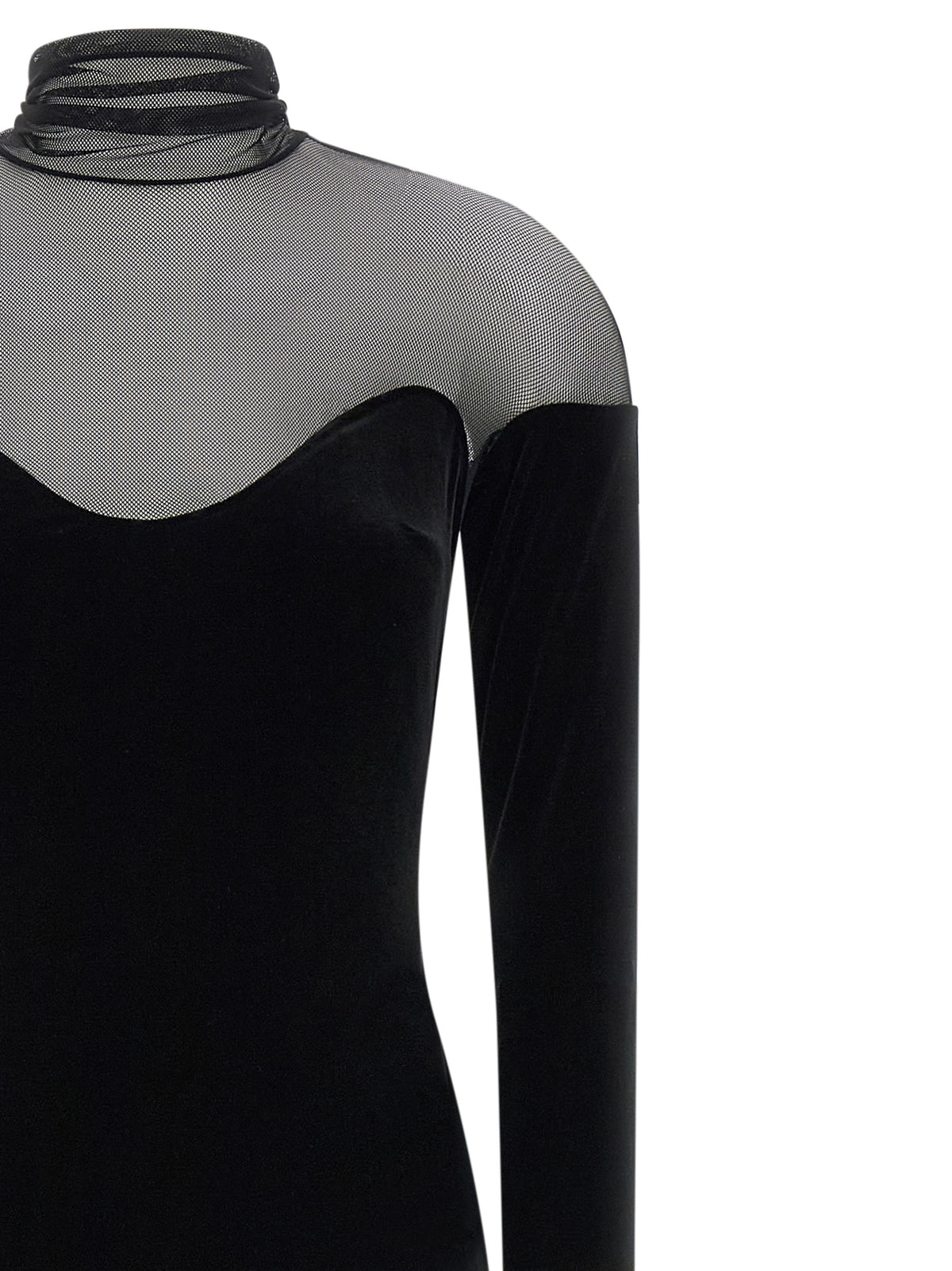 Elisabetta Franchi Black Polyester Long Women's Dress