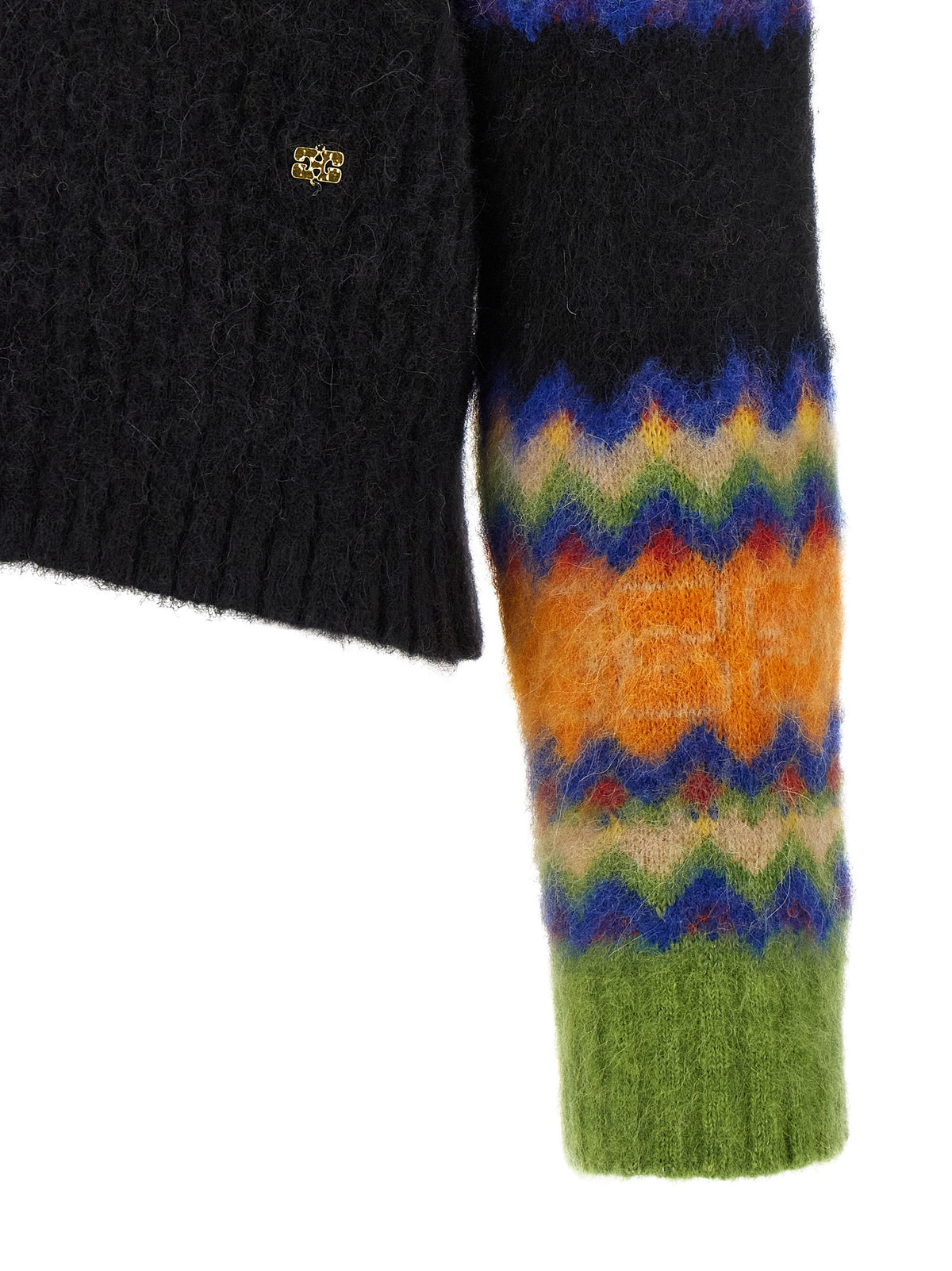 Ganni Multicolor Marabou Women's Cardigan