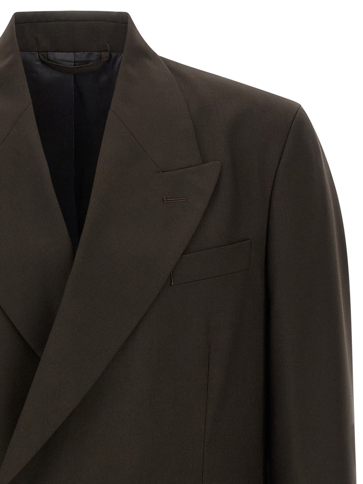 MFPEN Brown Virgin Wool Men's Blazer