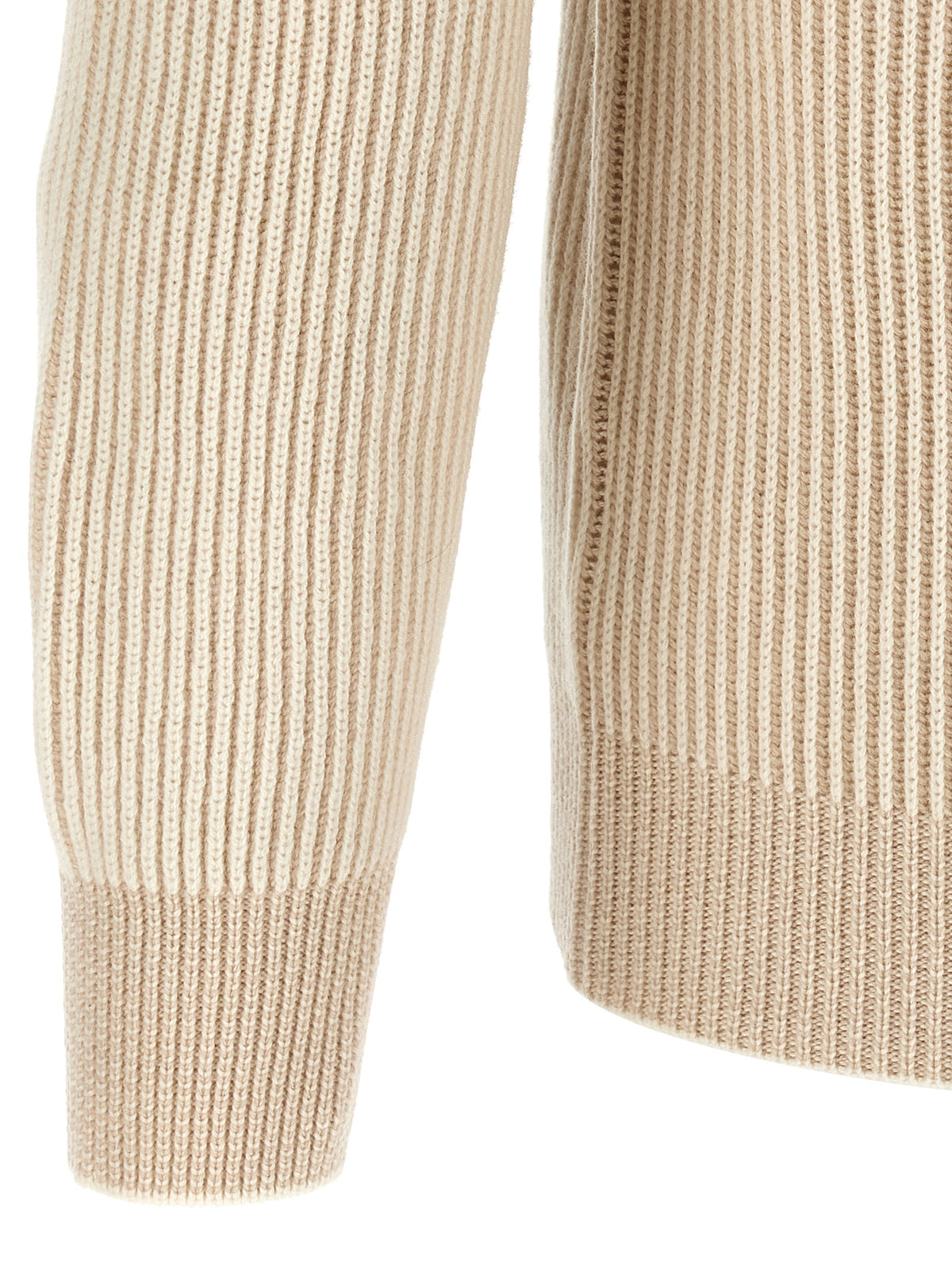 Brunello Cucinelli Beige Cashmere Men's Cardigan