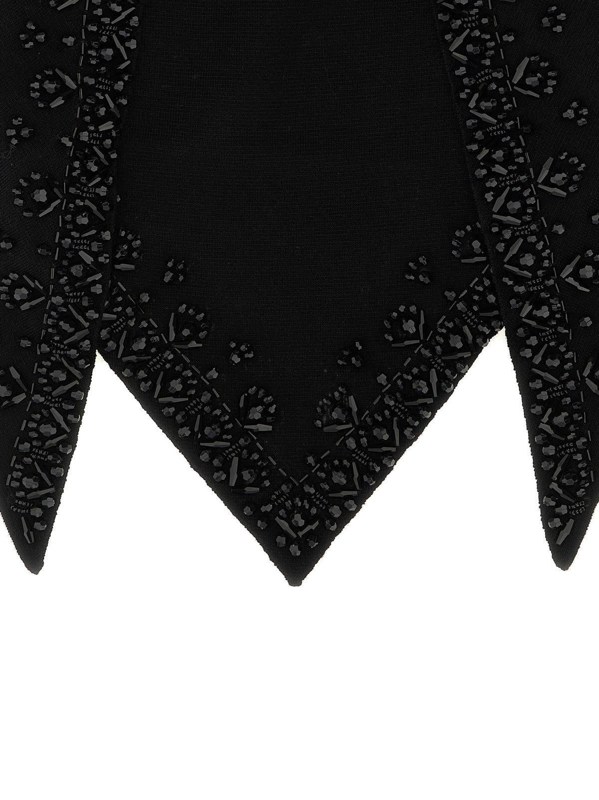 P.A.R.O.S.H. Black Wool Women's Foulard
