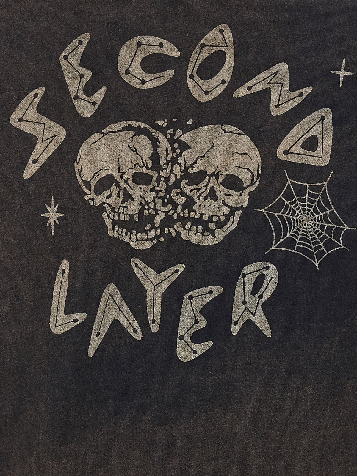 SECOND/LAYER Black Cotton Men's T-Shirt