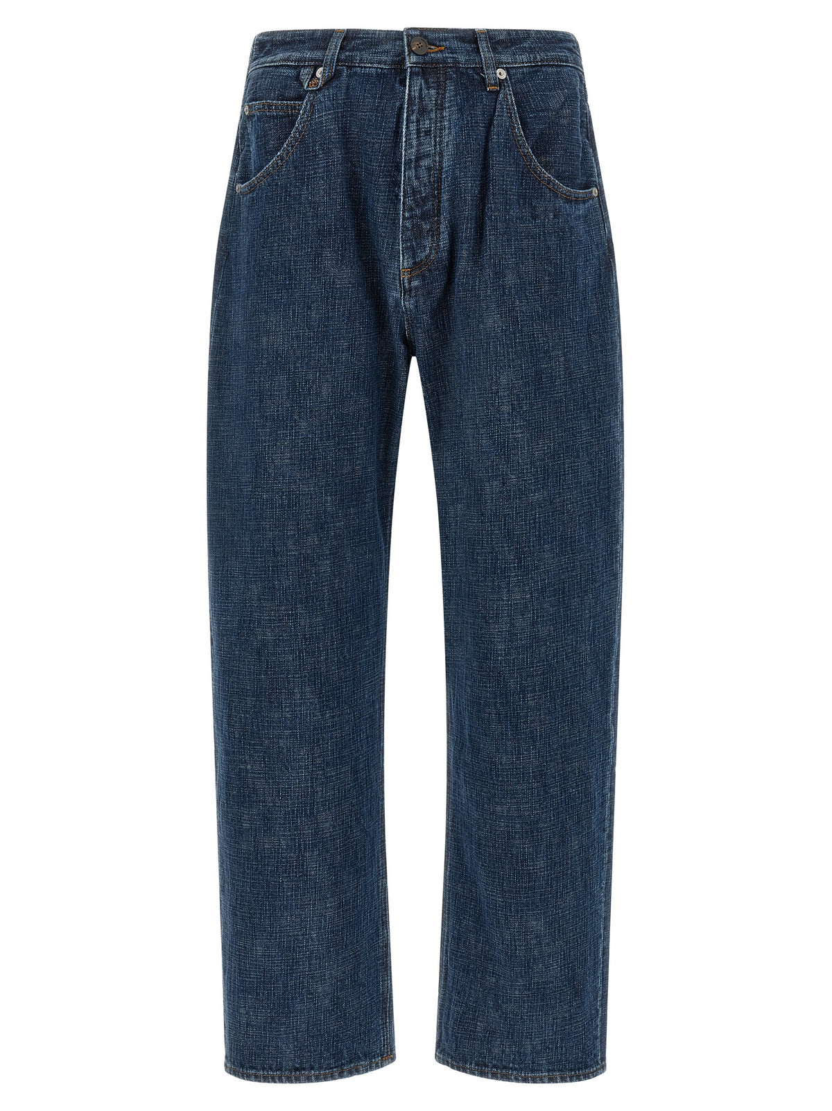 Jacquemus Blue Organic Cotton Relaxed Fit Men's Jeans