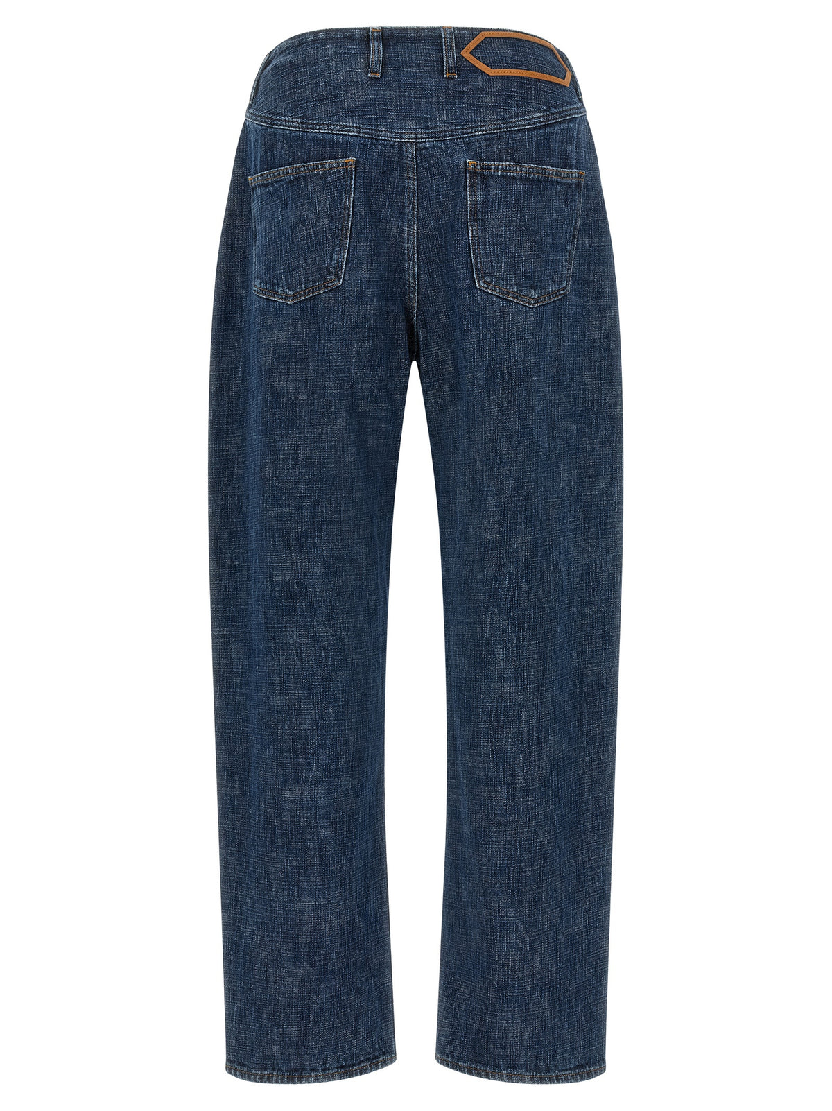 Jacquemus Blue Organic Cotton Relaxed Fit Men's Jeans