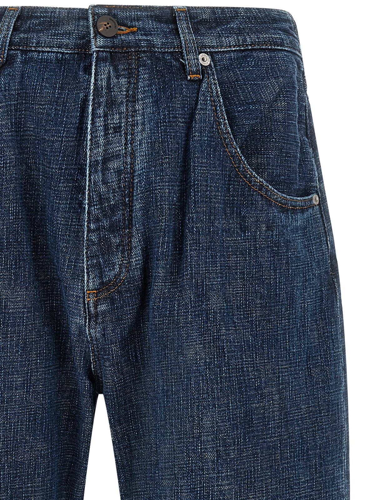 Jacquemus Blue Organic Cotton Relaxed Fit Men's Jeans