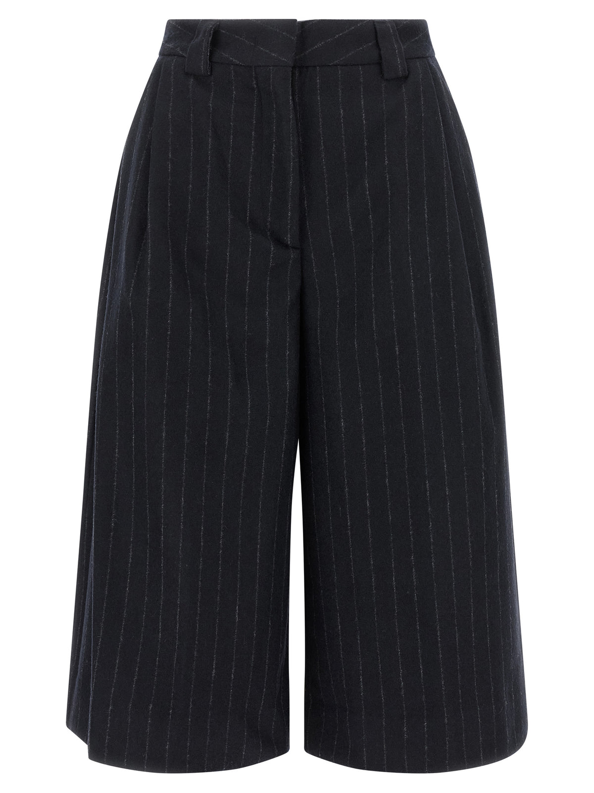 THELATEST Blue Polyamide Bermuda Women's Shorts