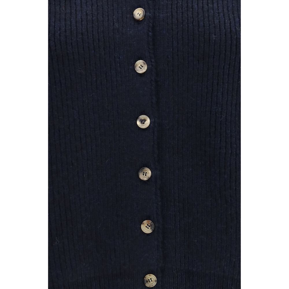 Khaite Blue Cashmere Women's Cardigan