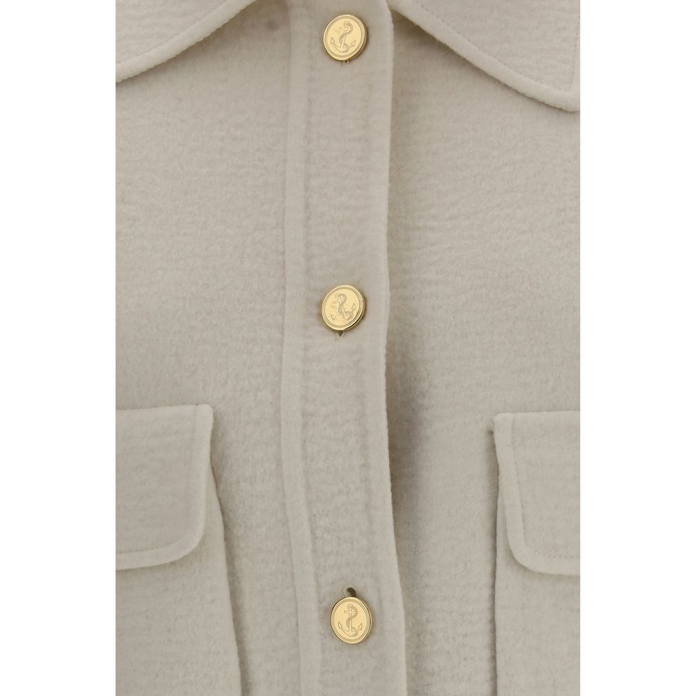 Thom Browne Beige Wool Oves Aries Women's Jacket