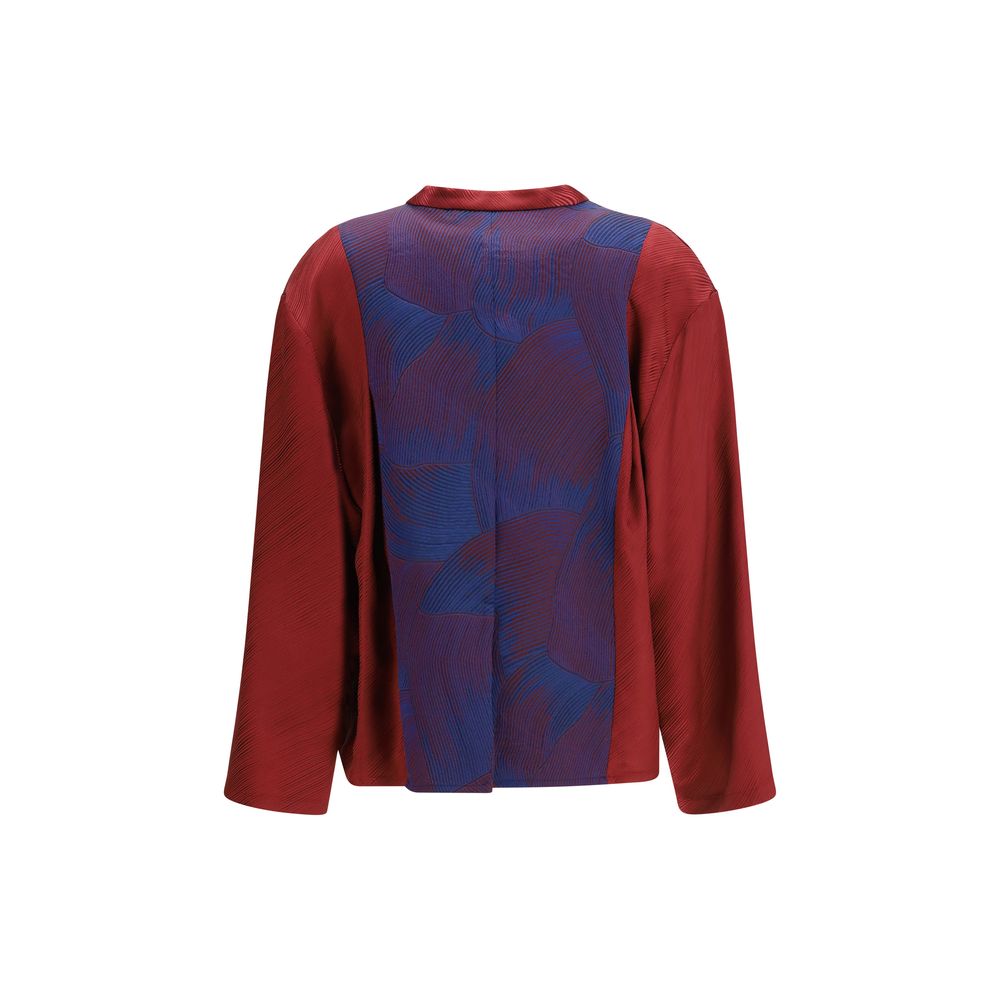 Giorgio Armani Multicolor Polyester Pattern Women's Shirt