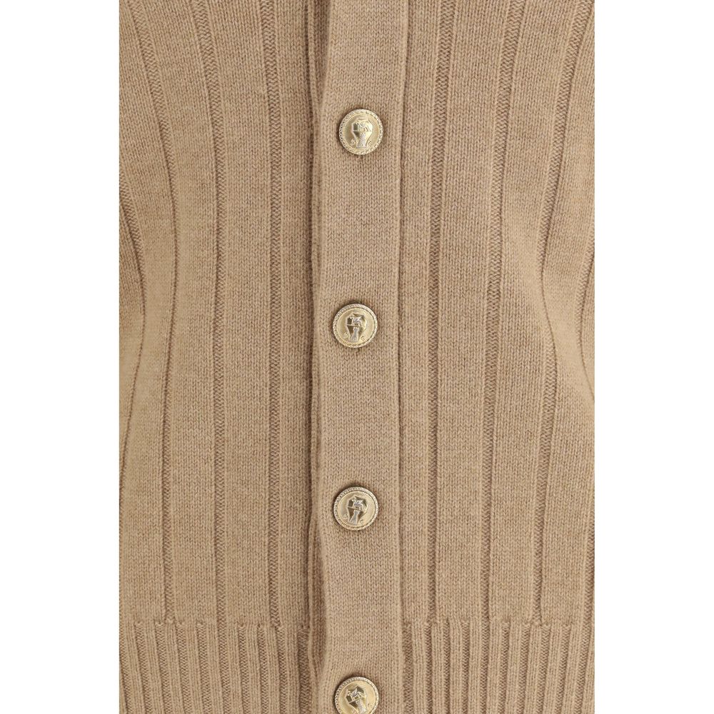 Brunello Cucinelli Beige Cashmere Men's Cardigan