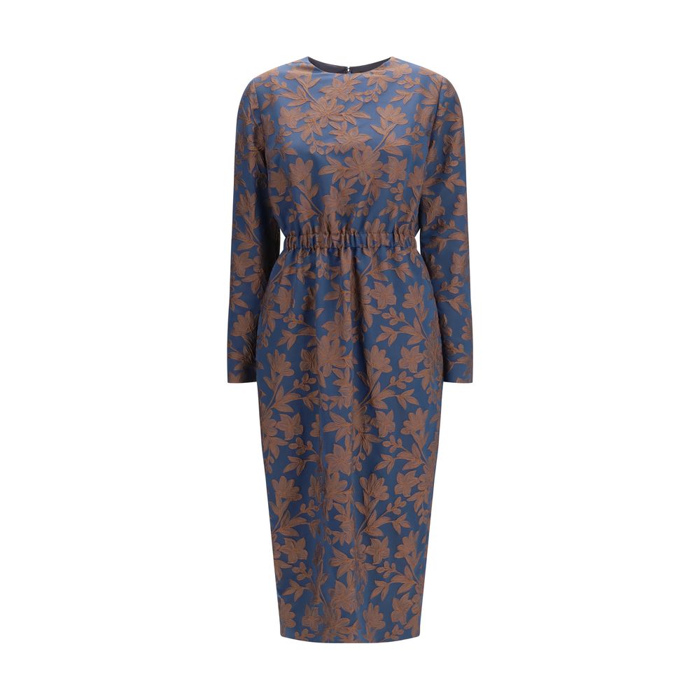 Sara Roka Multicolor Polyester Cocktail Women's Dress