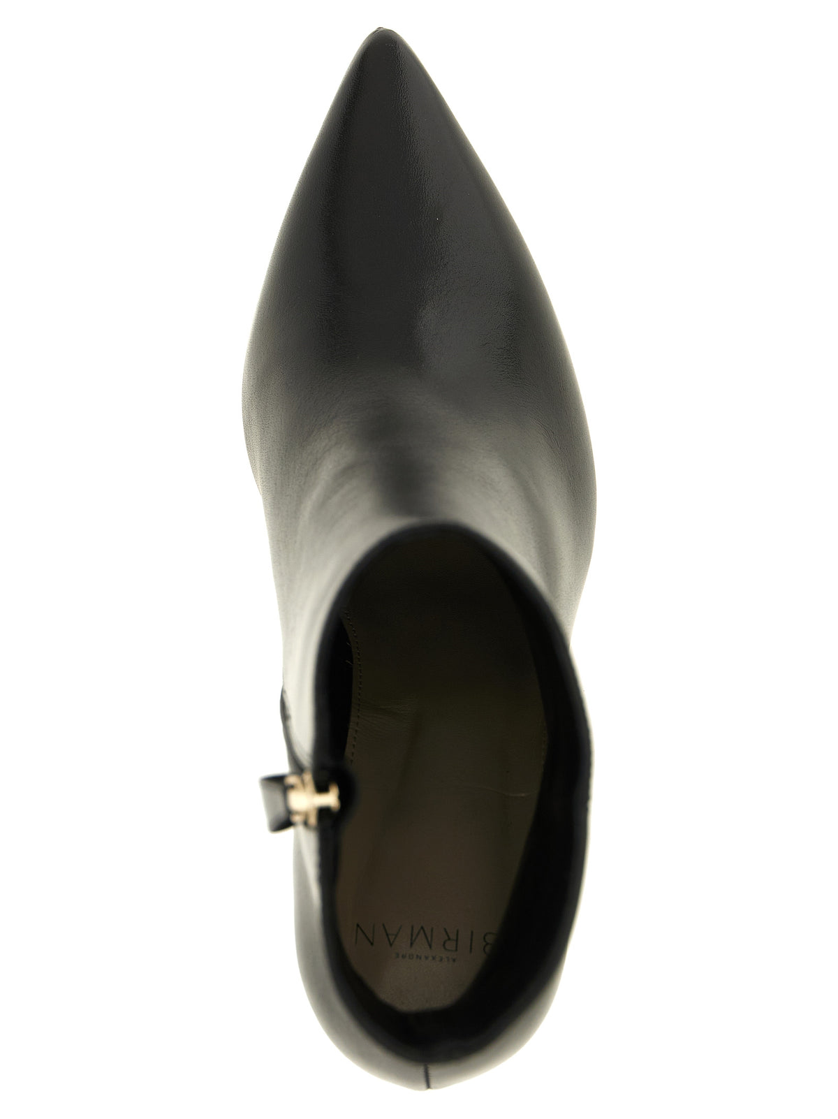 Alexandre Birman Black Calfskin Ankle Women's Boots