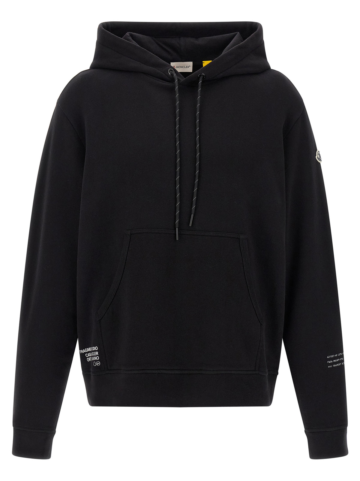 MONCLER GENIUS Black Cotton Men's Sweatshirt