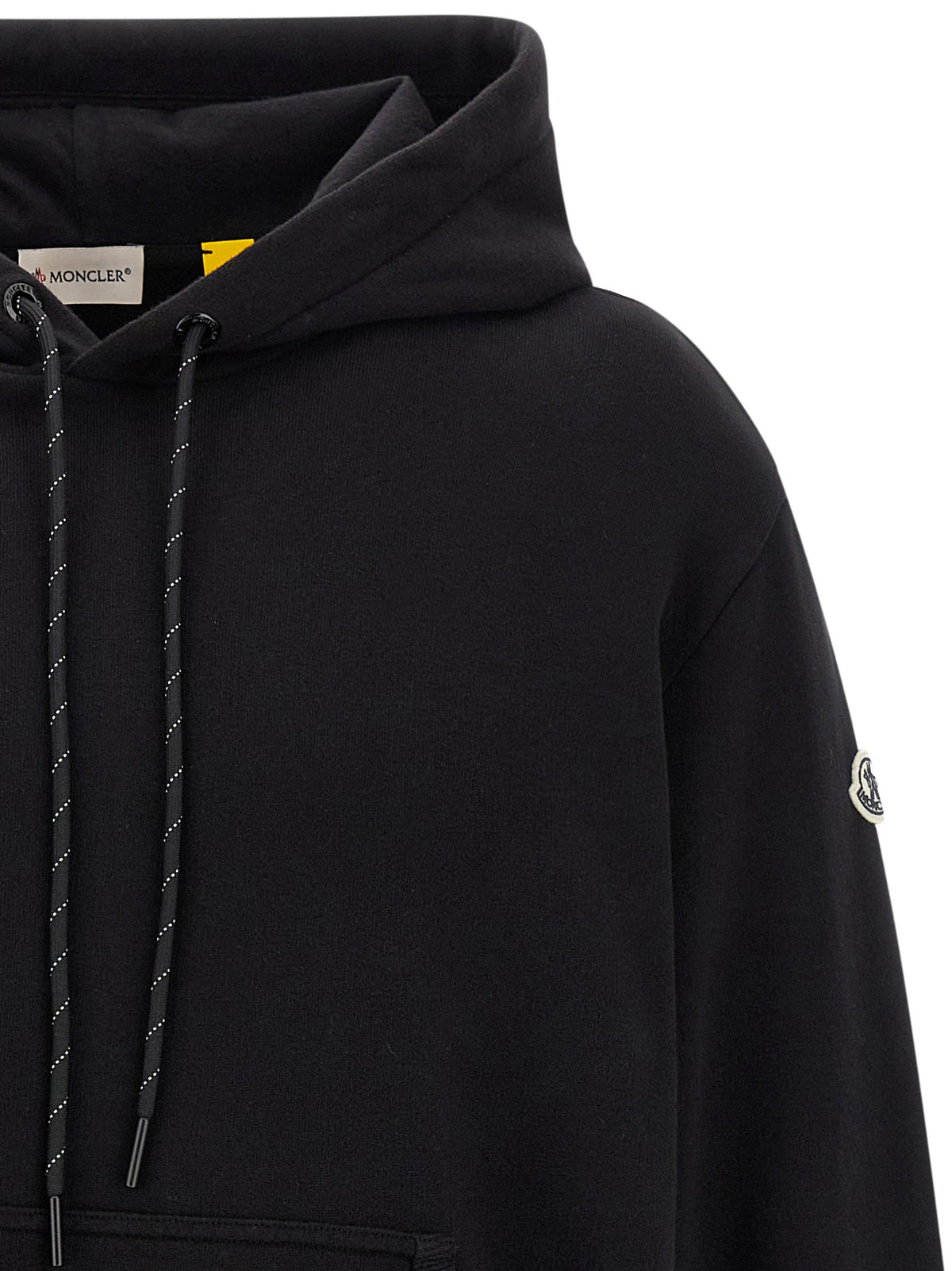 MONCLER GENIUS Black Cotton Men's Sweatshirt