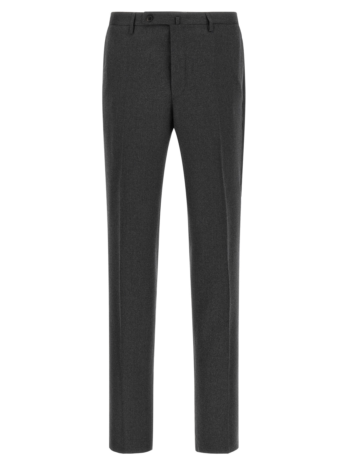 Incotex Gray Virgin Wool Dress Men's Pants