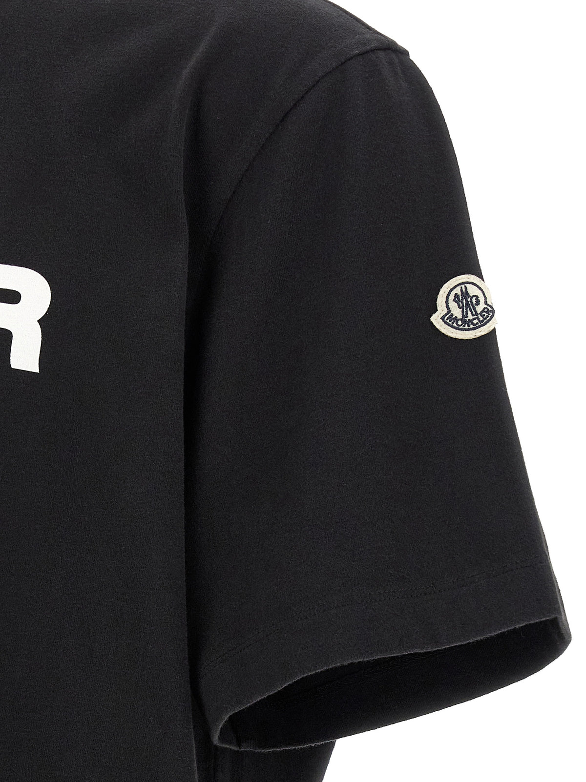 MONCLER GENIUS Black Cotton Men's T-Shirt