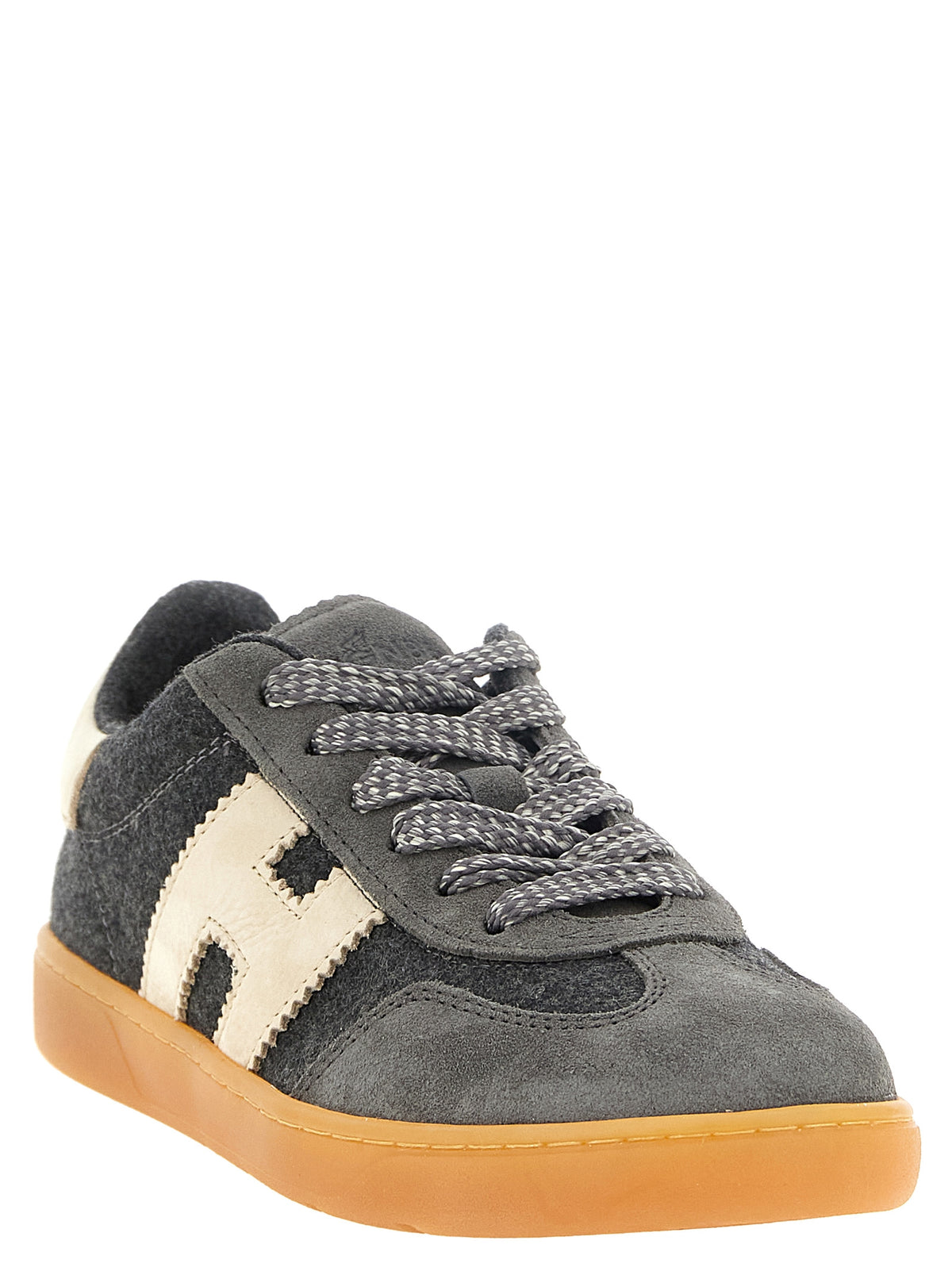 Hogan Gray Wool Low Top Women's Sneakers