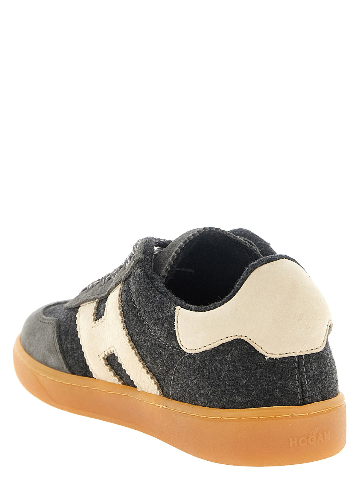 Hogan Gray Wool Low Top Women's Sneakers