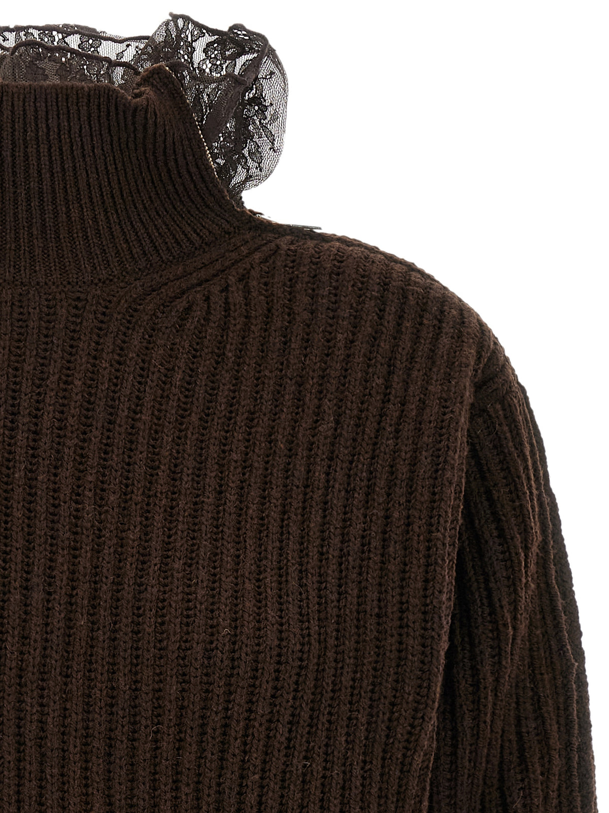 Giuseppe Di Morabito Brown Virgin Wool Women's Cardigan