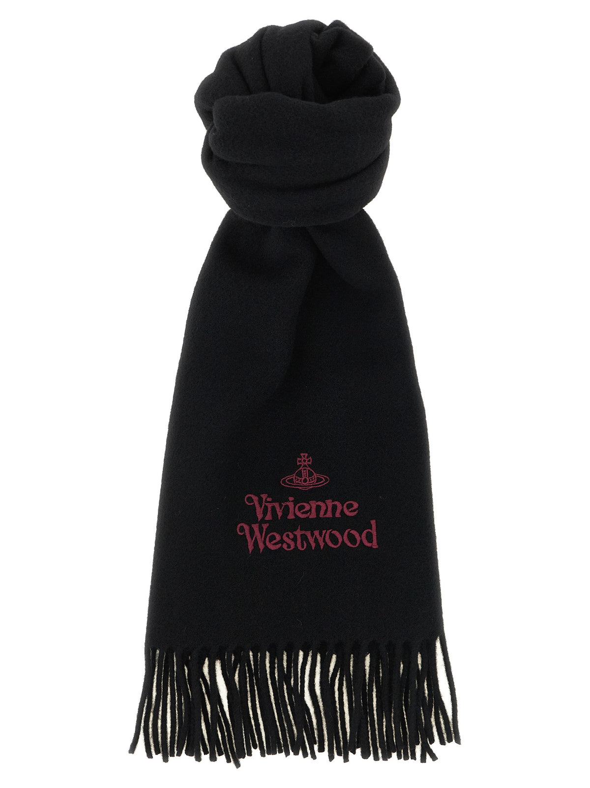Vivienne Westwood Black Wool Women's Foulard