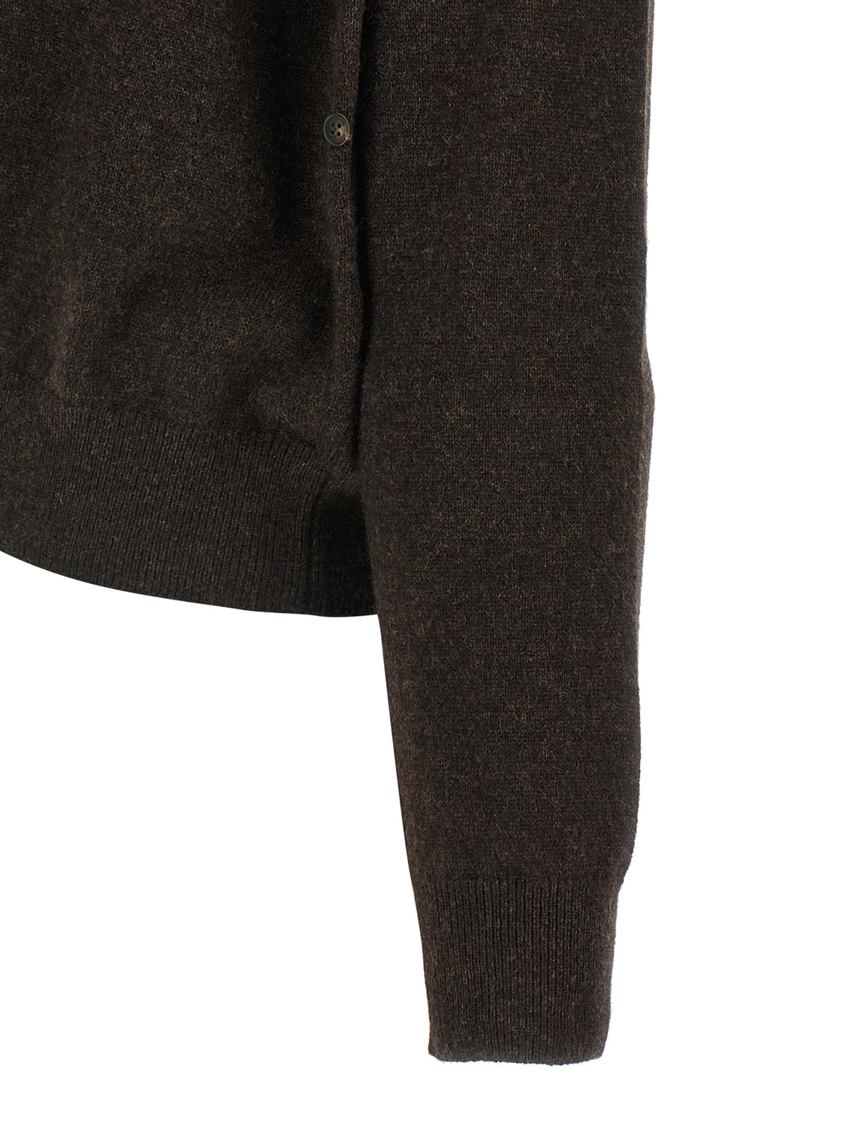 Yves Salomon Brown Cashmere Women's Cardigan