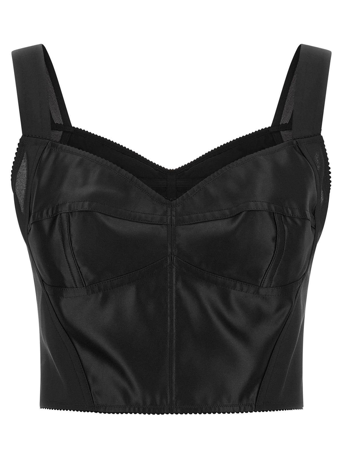 Dolce & Gabbana Black Polyamide Tank Women's Tops