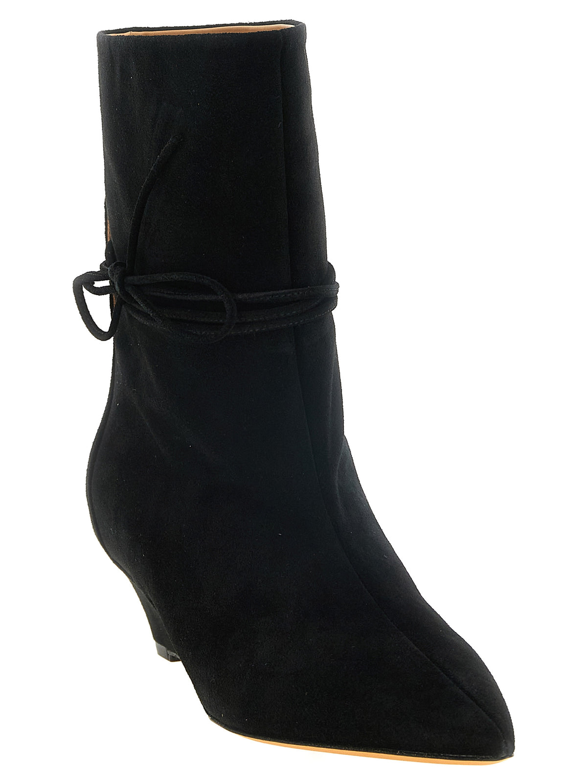 ODISSI Black Calfskin Ankle Women's Boots