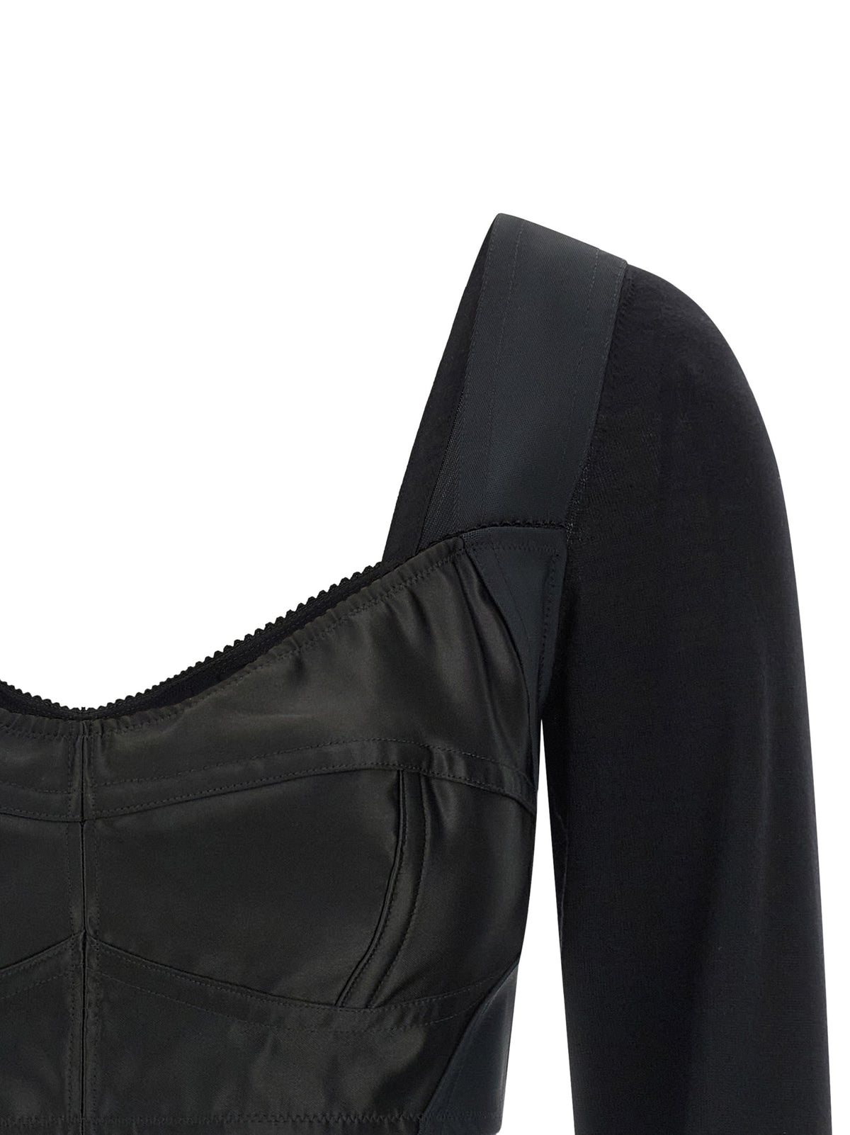 Dolce & Gabbana Black Polyester Tank Women's Tops