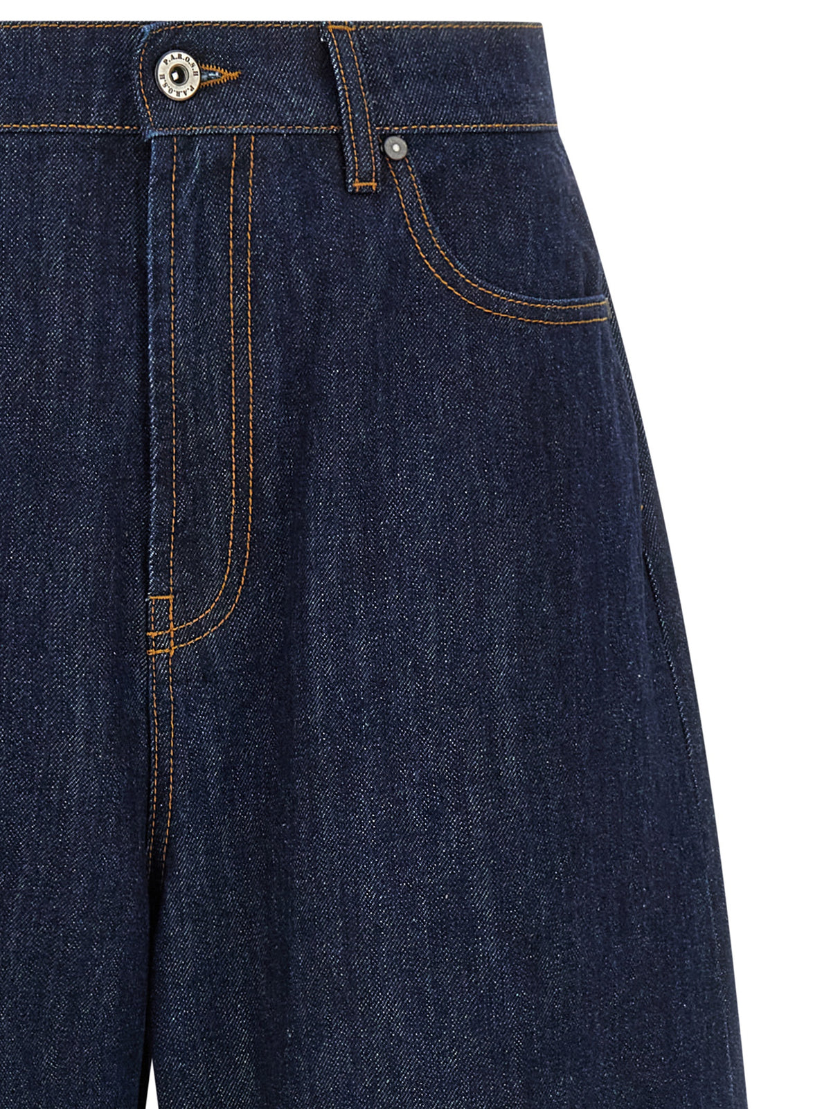 P.A.R.O.S.H. Blue Cotton Relaxed Fit Women's Jeans