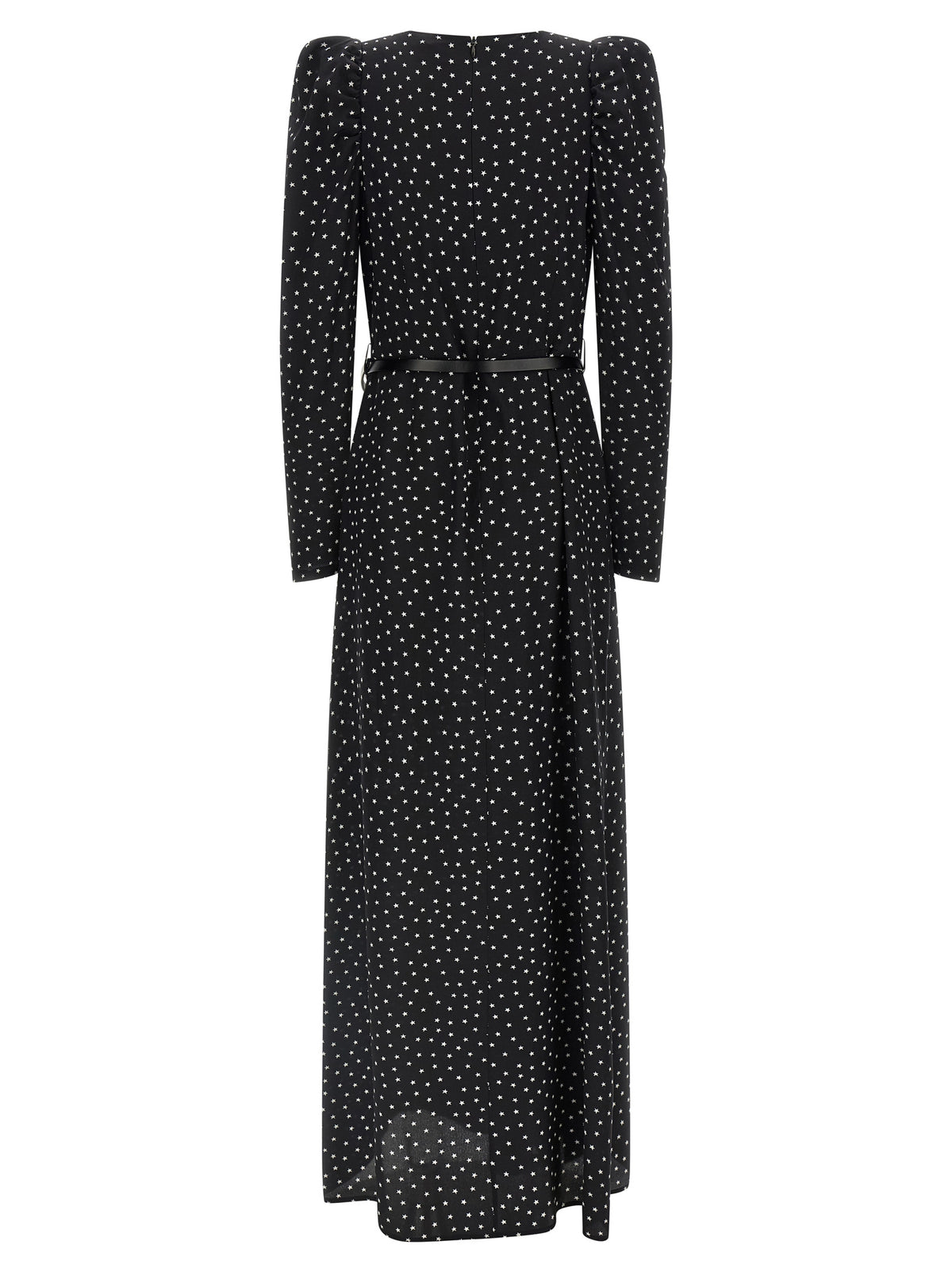 P.A.R.O.S.H. Black Silk Long Women's Dress