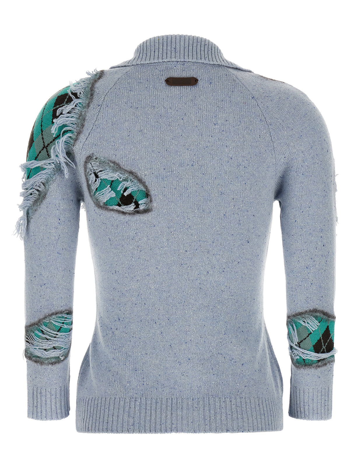 Moschino Blue Wool Women's Cardigan