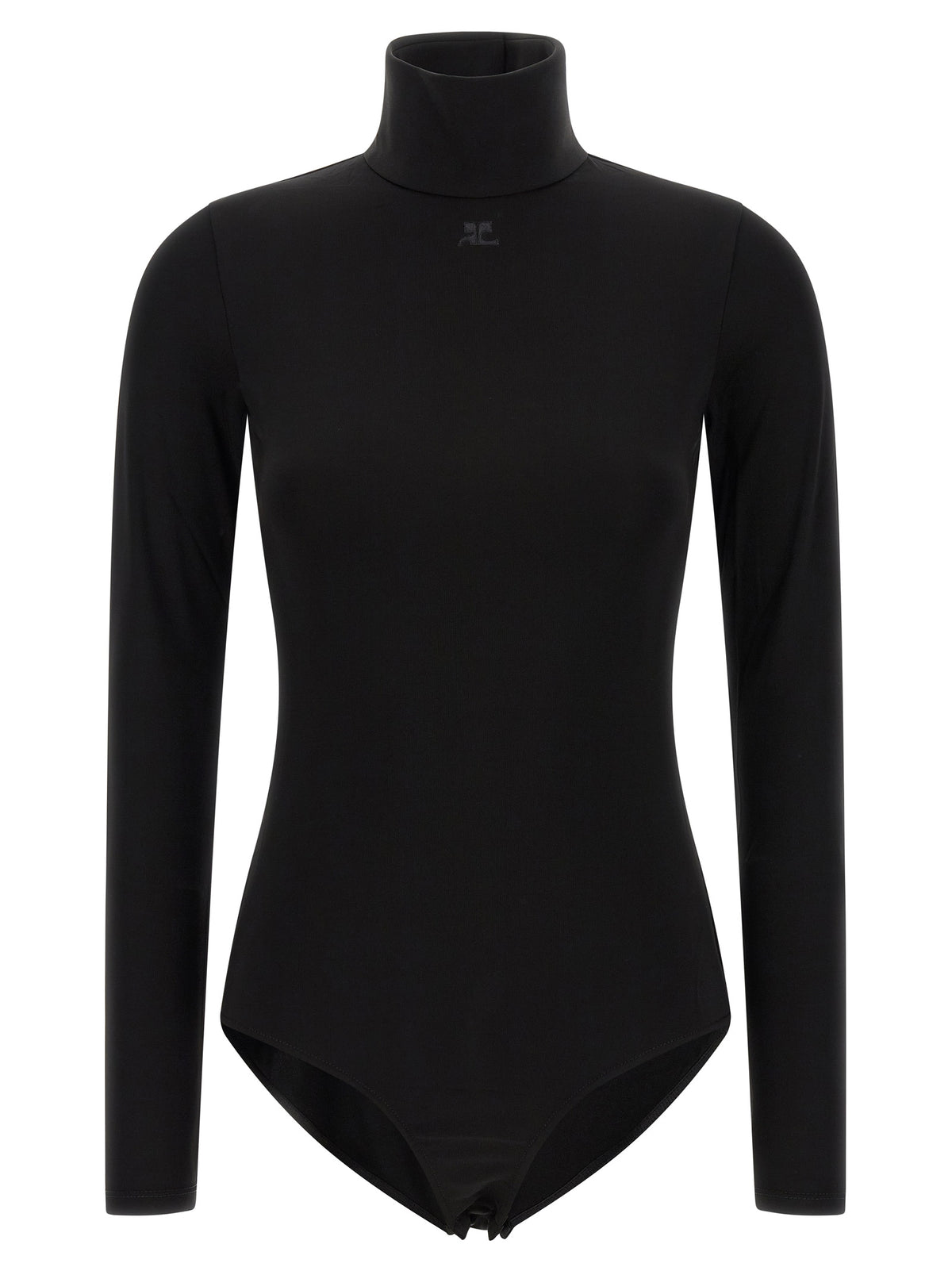 Courrèges Black Viscose Women's Bodysuit