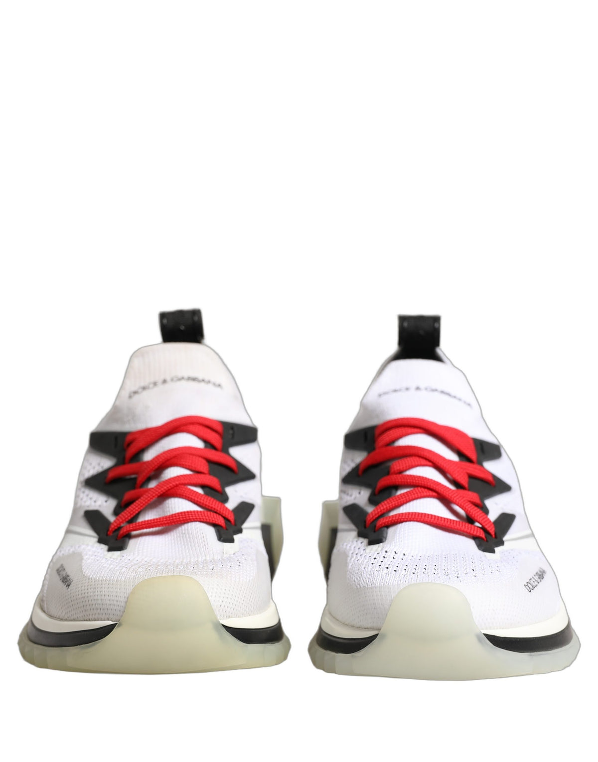 Dolce & Gabbana White SORRENTO Sport Stretch Sneakers Men's Shoes (Pre-Owned)