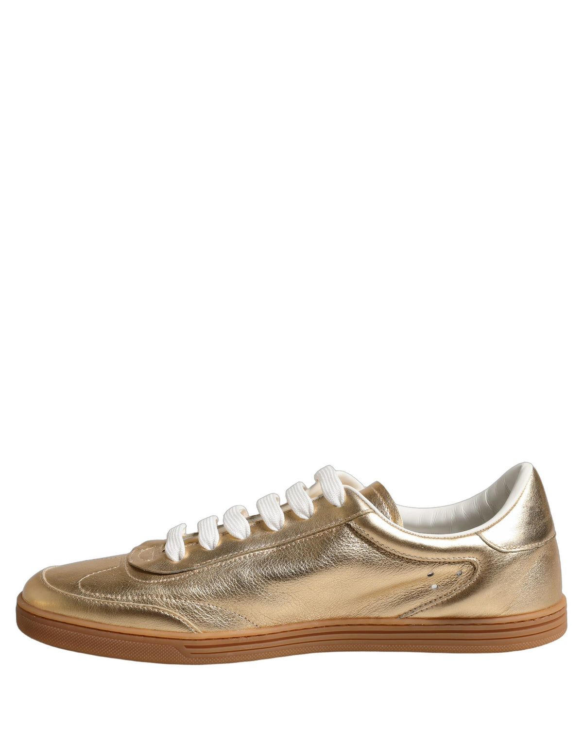 Dolce & Gabbana Gold Saint Tropez Low Top Sneakers Men's Shoes (Pre-Owned)