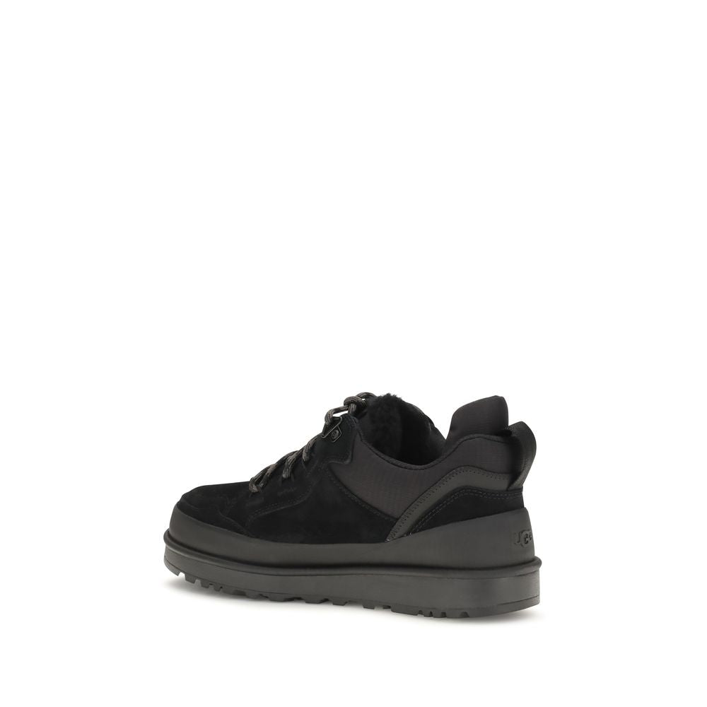 UGG Black Calf Leather Bos Taurus Athletic Men's Sneakers